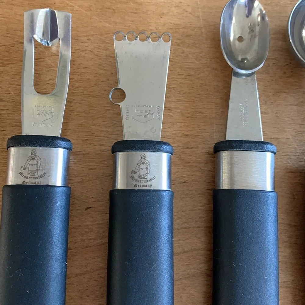 Messermeister 6 Piece Stainless Steel Garnishing Set